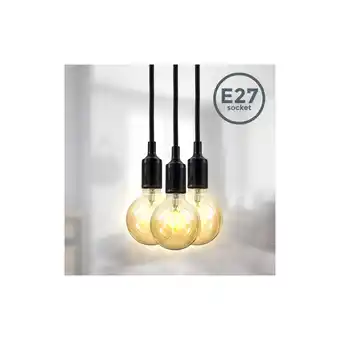 Netto Marken-Discount Pendelleuchte schwarz 3xE27 Angebot