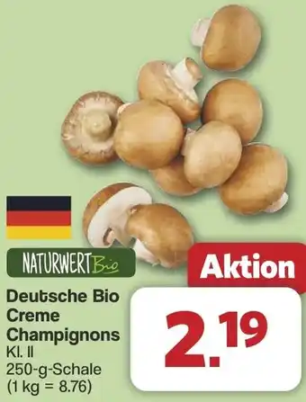 Famila Nord West NATURWERT Bio Deutsche Bio Creme Champignons Angebot