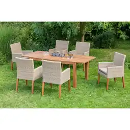 Netto Marken-Discount Merxx Ranzano Set 7tlg. Ausziehtisch Angebot