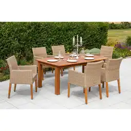 Netto Marken-Discount Merxx Ranzano Set 7tlg. Doppelausziehtisch Angebot