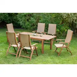 Netto Marken-Discount Merxx Capri Set 7tlg. Ausziehtisch Angebot