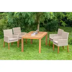 Netto Marken-Discount Merxx Ranzano Set 5tlg. Ausziehtisch Angebot