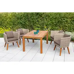 Netto Marken-Discount Merxx Imperia Set 5tlg. Ausziehtisch Angebot
