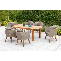 Netto Marken-Discount Merxx Imperia Set 7tlg. Ausziehtisch Angebot