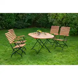 Netto Marken-Discount Merxx Schlossgarten Set 5tlg. Klapptisch Angebot