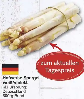 Famila Nord West Hofwerte Spargel weiß/violett Angebot