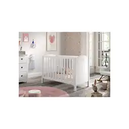 Netto Marken-Discount AMORI Babybett Liegefläche 60 x 120 cm, Lattenrost verstellbar, Weiß lackiert Angebot