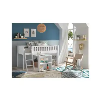 Netto Marken-Discount SCOTT Hochbett, LF 90 x 200 cm, versch. Ausführungen - mit Schreibtisch und Regal Angebot