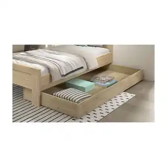 Netto Marken-Discount SAM Bettschublade auf Rollen 90x190 cm, Ausf. Eiche Melamin Dekor Angebot
