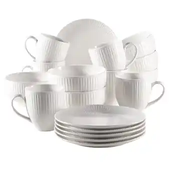 Netto Marken-Discount Mäser Dalia Frühstücksset, Porzellan Weiß Angebot