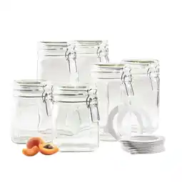 Netto Marken-Discount Mäser Gothika Vorratsglas-Set mit Deckel, Glas Transparent Angebot