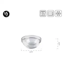 Netto Marken-Discount Luminarc Schüssel 9 cm 6-er Set EMPILABLE Transparent Angebot