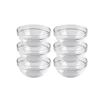 Netto Marken-Discount Luminarc Schüssel 12 cm 6-er Set EMPILABLE Transparent Angebot