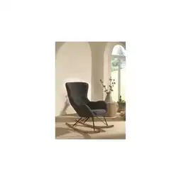 Netto Marken-Discount Comfortabler Schaukelstuhl, Bezug Bouclé - versch. Ausführungen - Anthrazit Angebot