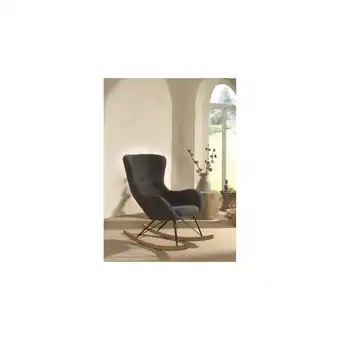 Netto Marken-Discount Comfortabler Schaukelstuhl, Bezug Bouclé - versch. Ausführungen - Anthrazit Angebot