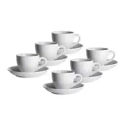 Netto Marken-Discount Mäser Espressotassen-Set, Porzellan COLOMBIA Weiß Angebot