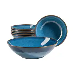 Netto Marken-Discount Mäser Salatschüssel-Set, Keramik OSSIA Königsblau Angebot