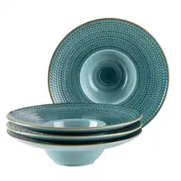 Netto Marken-Discount Mäser Pastateller-Set, Porzellan Prospero Blau Angebot