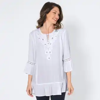 NKD Damen-Bluse mit Trompetenärmeln Angebot