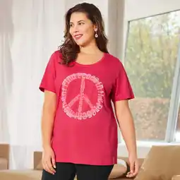 NKD Damen-T-Shirt mit Rundhalsausschnitt, große Größen Angebot