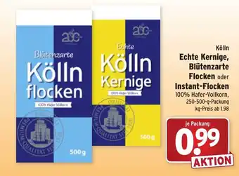 Wasgau Kölln Echte Kernige, Blütenzarte Flocken oder Instant Flocken 250-500g Angebot