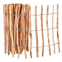 toom Baumarkt Rollzaun haselnussfarben 500 x 80 cm Angebot