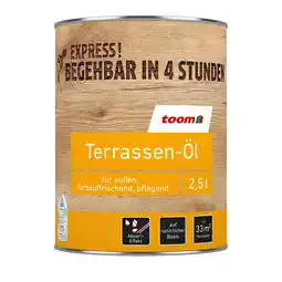toom Baumarkt toom Terrassen-Öl teakfarben 2,5 l Angebot