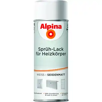 toom Baumarkt Alpina Heizkörper-Sprühlack weiß seidenmatt 400 ml Angebot