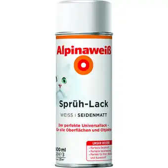 toom Baumarkt Sprühlack 'Alpinaweiß' seidenmatt 400 ml Angebot