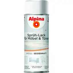 toom Baumarkt Alpina Sprühlack weiß seidenmatt 400 ml Angebot