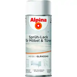 toom Baumarkt Alpina Sprühlack weiß glänzend 400 ml Angebot