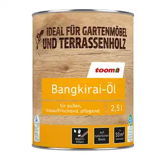 toom Baumarkt toom Bangkirai-Öl transparent 2,5 l Angebot