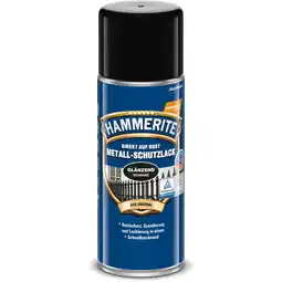 toom Baumarkt Hammerite Metallschutzlack-Spray schwarz glänzend 400 ml Angebot