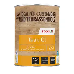 toom Baumarkt toom Teak-Öl transparent 2,5 l Angebot