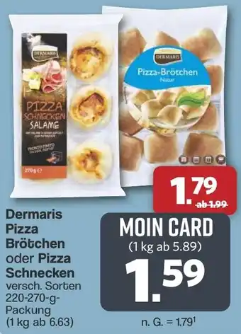 Famila Nord West Dermaris Pizza Brötchen oder Pizza Schnecken Angebot