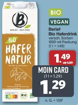 Famila Nord West Berief Bio Haferdrink Angebot