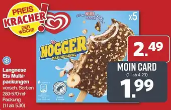 Famila Nord West Langnese Eis Multipackungen Angebot