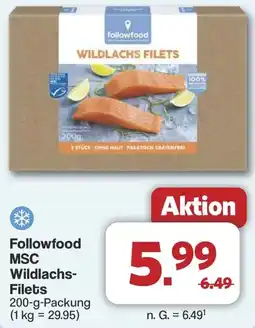 Famila Nord West Followfood MSC Wildlachs Filets Angebot