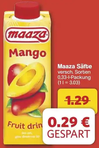Famila Nord West Maaza Säfte Angebot