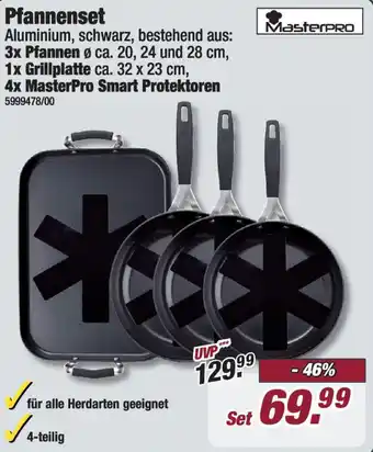 Poco Masterpro Pfannenset Angebot
