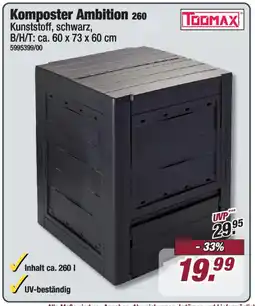 Poco TOOMAX Komposter Ambition 260 Angebot