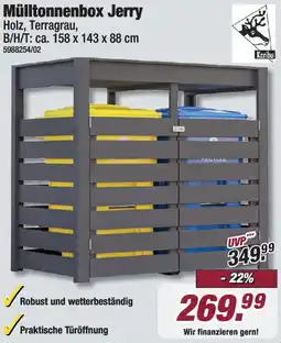 Poco Karibu Mülltonnenbox Jerry Angebot