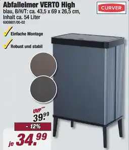 Poco CURVER Abfalleimer VERTO High Angebot