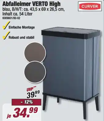 Poco CURVER Abfalleimer VERTO High Angebot