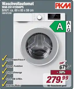 Poco PKM Waschvollautomat WA8-ES1415DAIPS Angebot