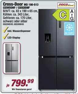 Poco POCO line Cross-Door MD 190-513 CIXWDDNF / CDIXDDNF Angebot