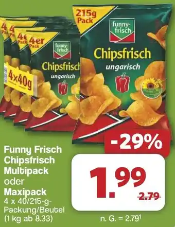 Famila Nord West Funny Frisch Chipsfrisch Multipack oder Maxipack Angebot