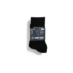 Netto Marken-Discount Camp David Sportsocken, 3er Pack - schwarz - Gr. 43/46 Angebot