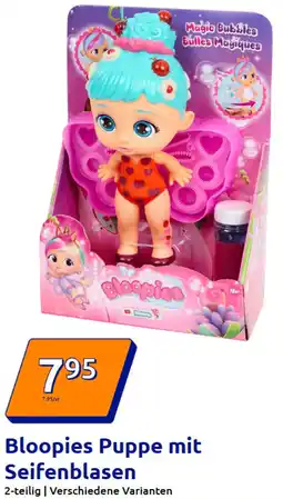 Action Bloopies Puppe mit Seifenblasen Angebot
