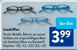 Aldi Süd Lesehilfen 3er-Set Angebot